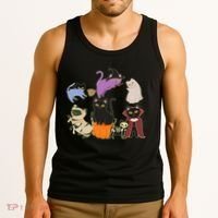 Funny Cute Halloween Costume Cats Kitties Tank Top thumb 3