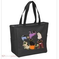 Funny Cute Halloween Costume Cats Kitties Tote Bag thumb 2