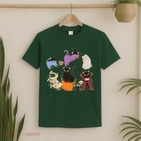 Funny Cute Halloween Costume Cats Kitties T-Shirt thumb 2