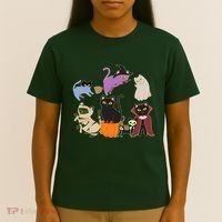 Funny Cute Halloween Costume Cats Kitties T-Shirt thumb 4