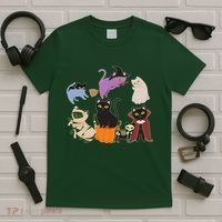 Funny Cute Halloween Costume Cats Kitties T-Shirt thumb 5