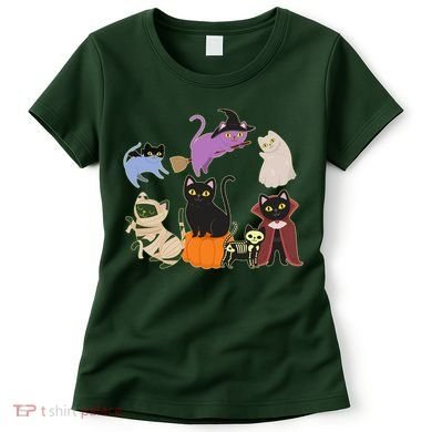 Funny Cute Halloween Costume Cats Kitties Women's T-Shirt