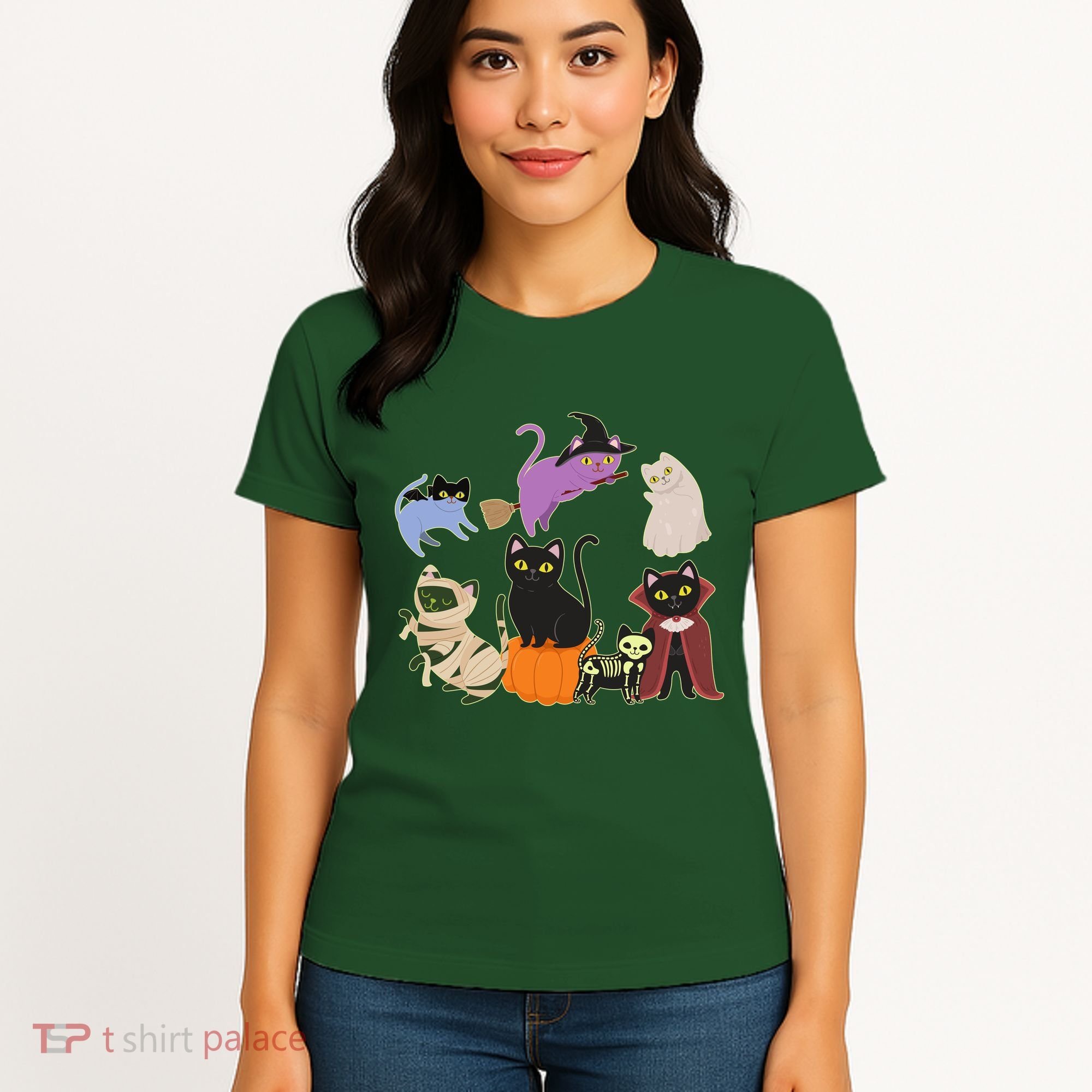 Funny Cute Halloween Costume Cats Kitties Women's T-Shirt