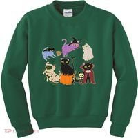 Funny Cute Halloween Costume Cats Kitties Kids Sweatshirt thumb 0
