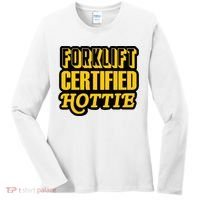 Forklift Certified Hottie Women's Long Sleeve Shirt thumb 0