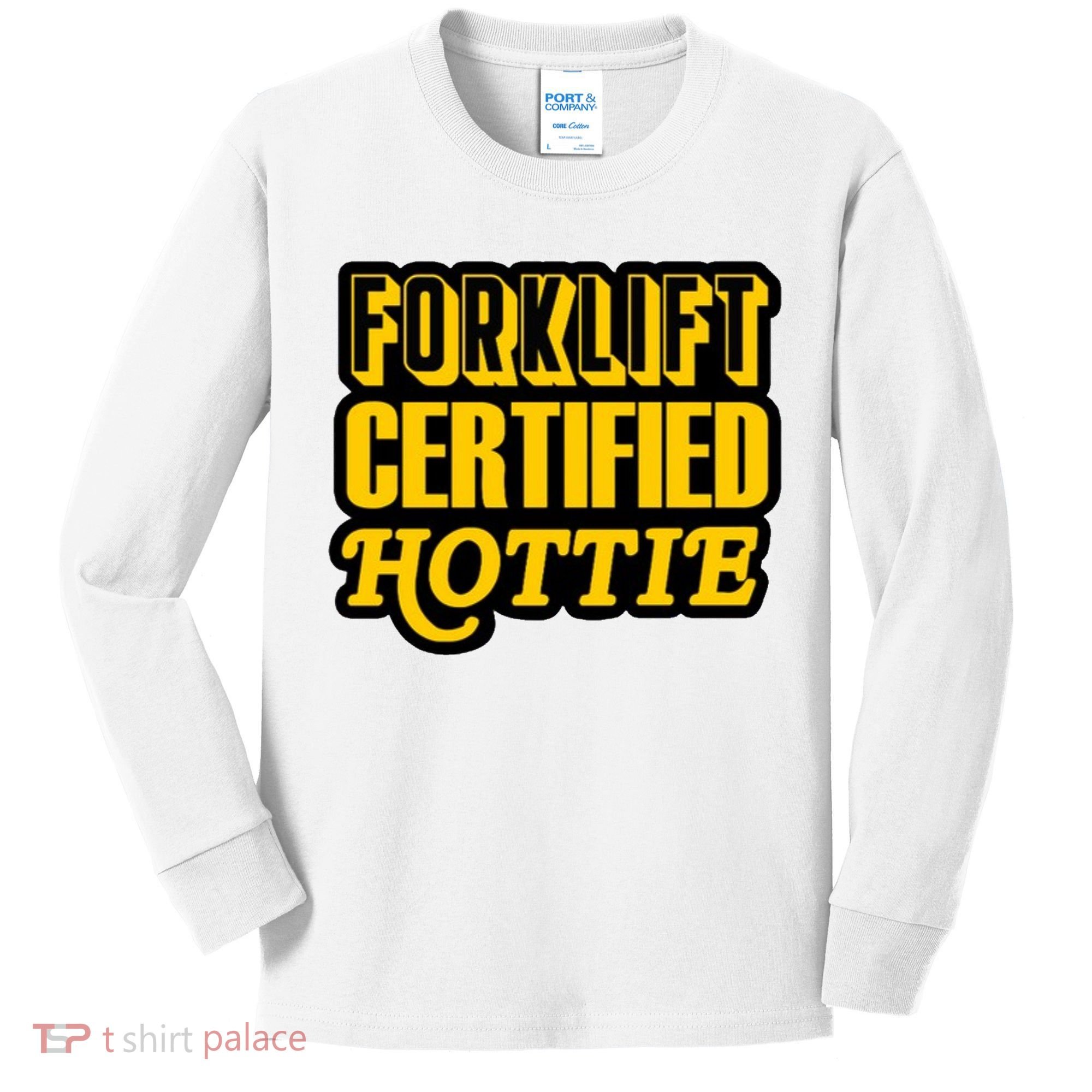 Forklift Certified Hottie Kids Long Sleeve Shirt