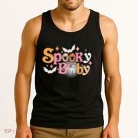 Funny Cute Halloween Spooky Baby Tank Top thumb 3