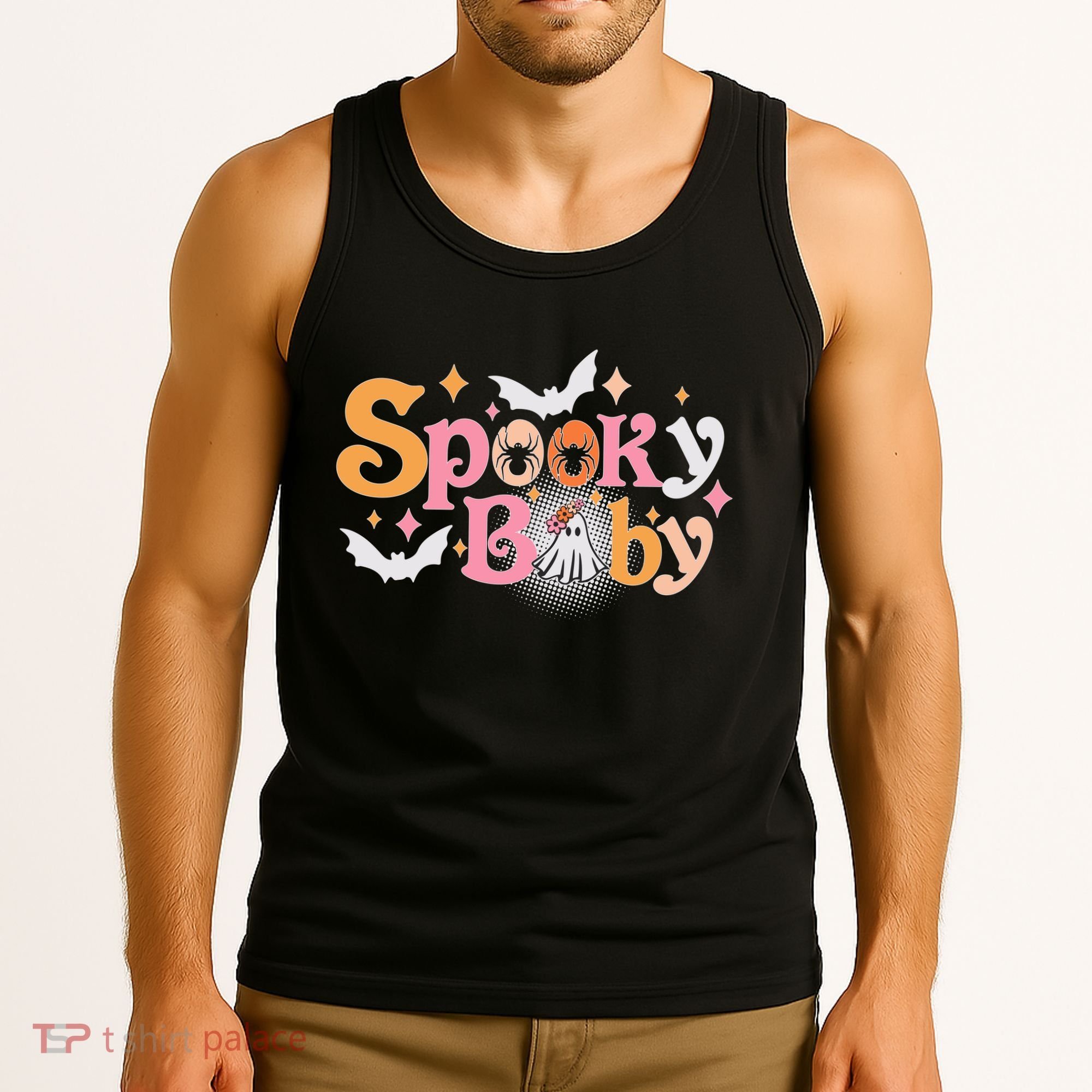 Funny Cute Halloween Spooky Baby Tank Top