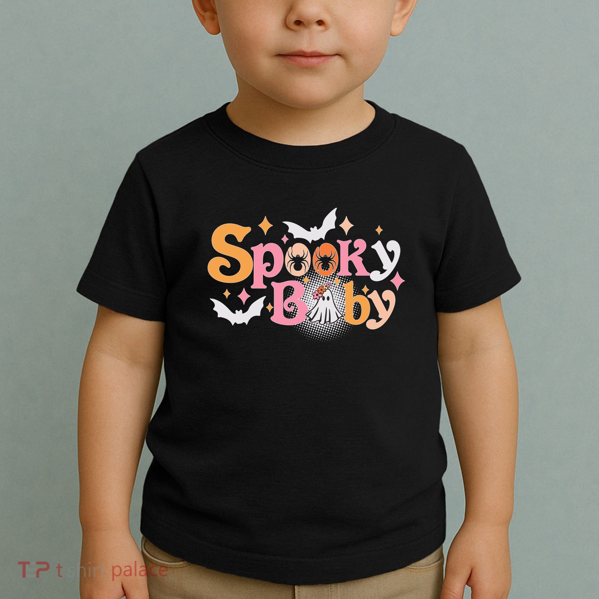 Funny Cute Halloween Spooky Baby Toddler T-Shirt