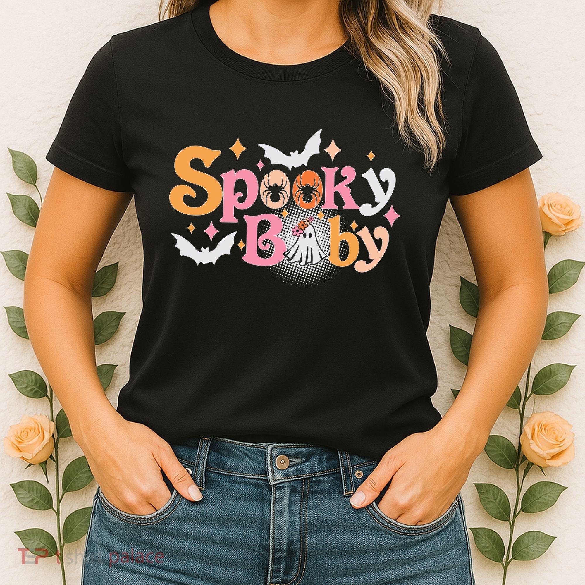 Funny Cute Halloween Spooky Baby Women's T-Shirt