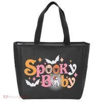 Funny Cute Halloween Spooky Baby Tote Bag thumb 0