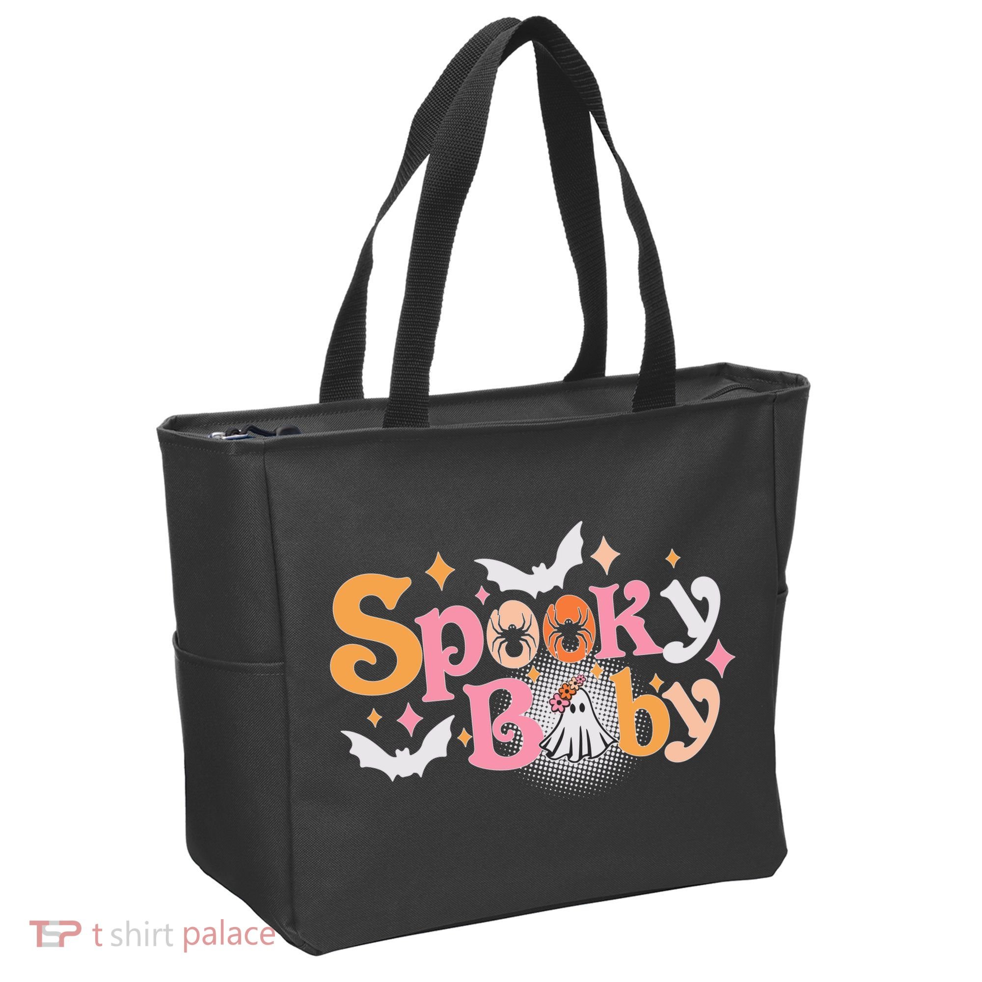 Funny Cute Halloween Spooky Baby Tote Bag
