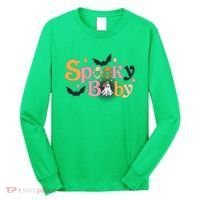 Funny Cute Halloween Spooky Baby Long Sleeve Shirt thumb 0