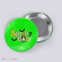 Funny Cute Halloween Spooky Baby Button thumb 0