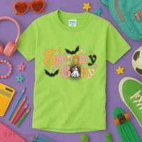 Funny Cute Halloween Spooky Baby Kids T-Shirt thumb 3