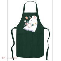 Funny Cute Halloween Nurse Ghost Apron thumb 0