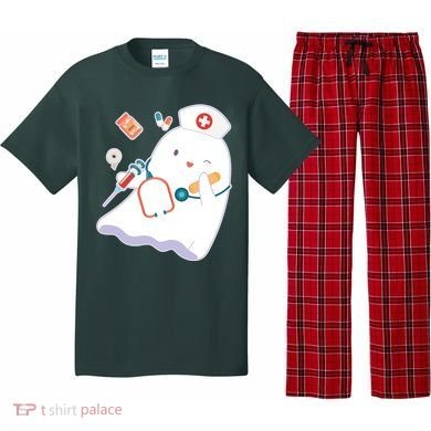 Funny Cute Halloween Nurse Ghost Pajama Set