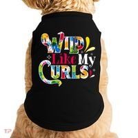Funny Curly Hair Leopard Wild Like My Curls Gift Doggie Tank thumb 0