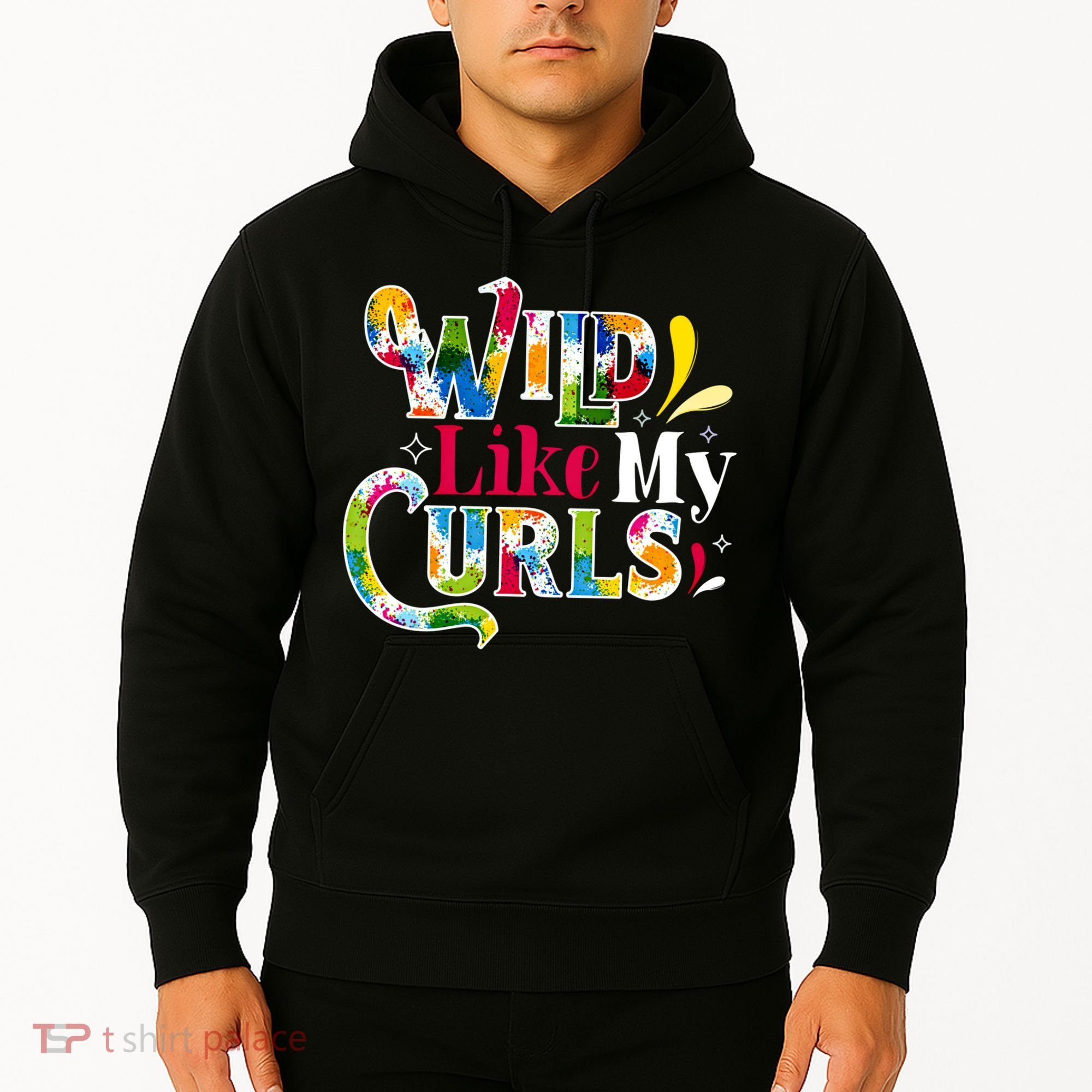 Funny Curly Hair Leopard Wild Like My Curls Gift Hoodie