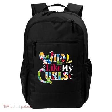 Funny Curly Hair Leopard Wild Like My Curls Gift Backpack