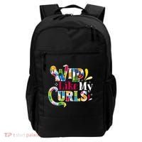 Funny Curly Hair Leopard Wild Like My Curls Gift Backpack thumb 0