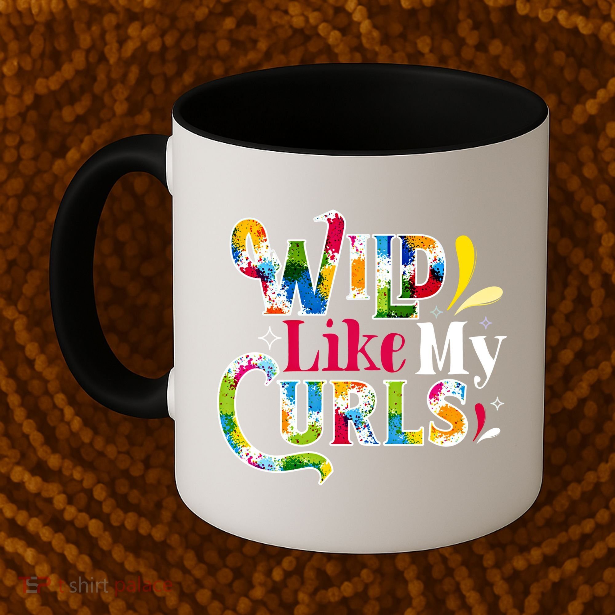 Funny Curly Hair Leopard Wild Like My Curls Gift Coffee Mug