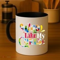 Funny Curly Hair Leopard Wild Like My Curls Gift Coffee Mug thumb 4