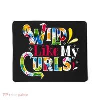 Funny Curly Hair Leopard Wild Like My Curls Gift Mousepad thumb 0