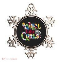 Funny Curly Hair Leopard Wild Like My Curls Gift Ornament thumb 0