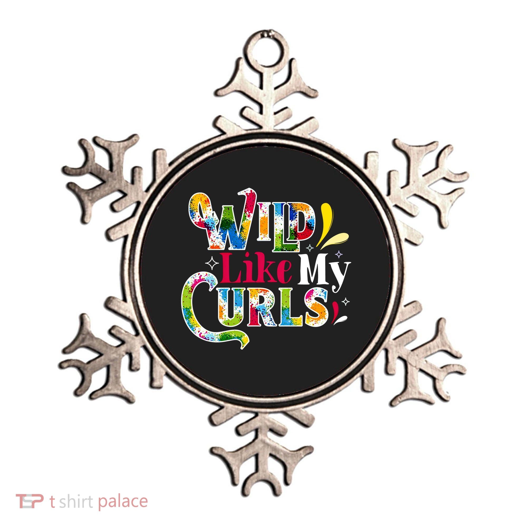 Funny Curly Hair Leopard Wild Like My Curls Gift Ornament