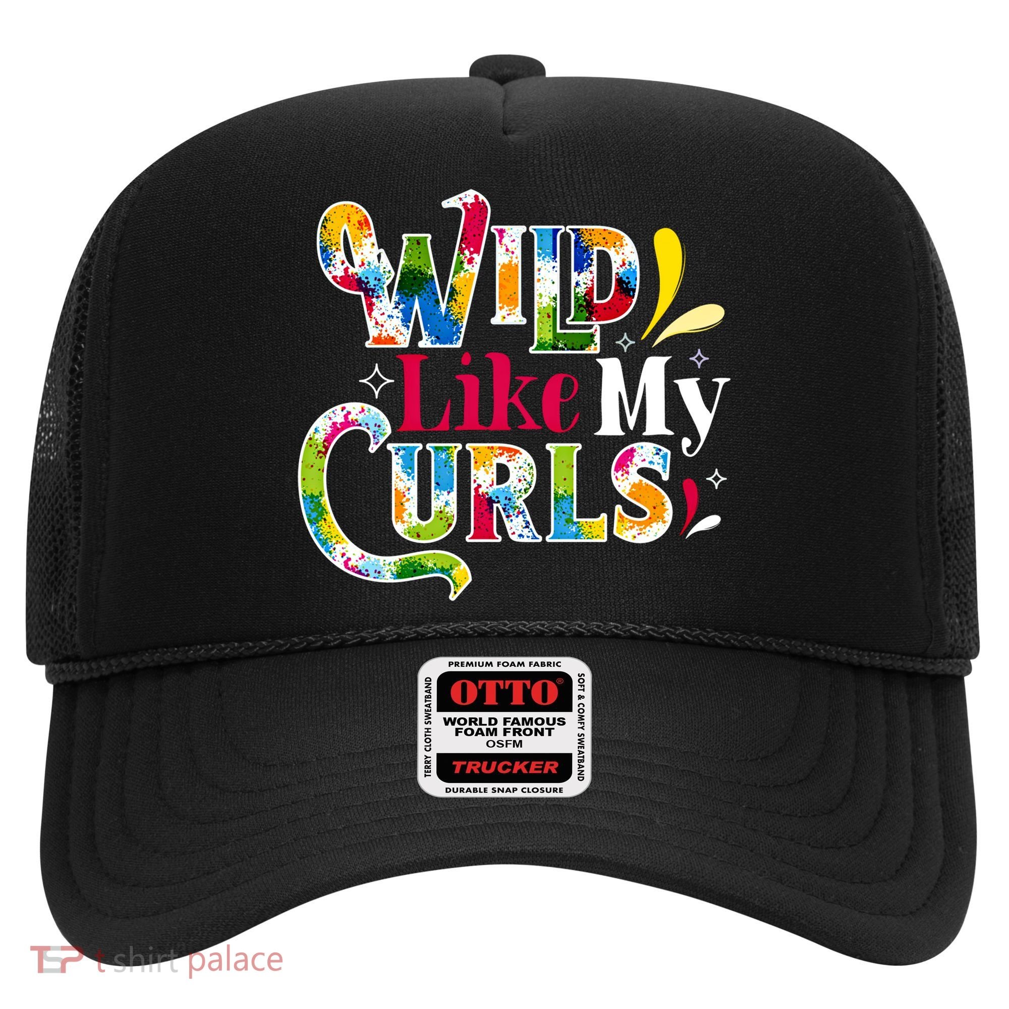 Funny Curly Hair Leopard Wild Like My Curls Gift Hat