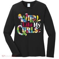 Funny Curly Hair Leopard Wild Like My Curls Gift Women's Long Sleeve Shirt thumb 0