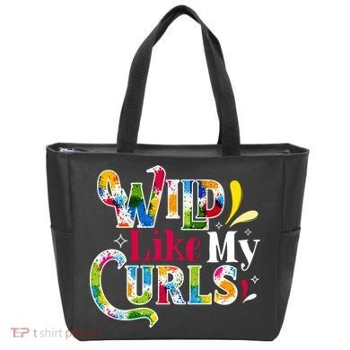 Funny Curly Hair Leopard Wild Like My Curls Gift Tote Bag
