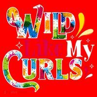 Funny Curly Hair Leopard Wild Like My Curls Gift Santa Hat thumb 1