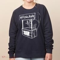 Funny Cat Hissing Booth Free Hisses Memes For Cat Lovers Women's Sweatshirt thumb 0
