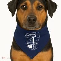Funny Cat Hissing Booth Free Hisses Memes For Cat Lovers USA-Made Doggie Bandana thumb 1