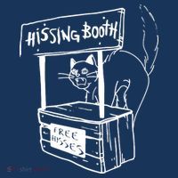 Funny Cat Hissing Booth Free Hisses Memes For Cat Lovers Women's Hoodie thumb 2