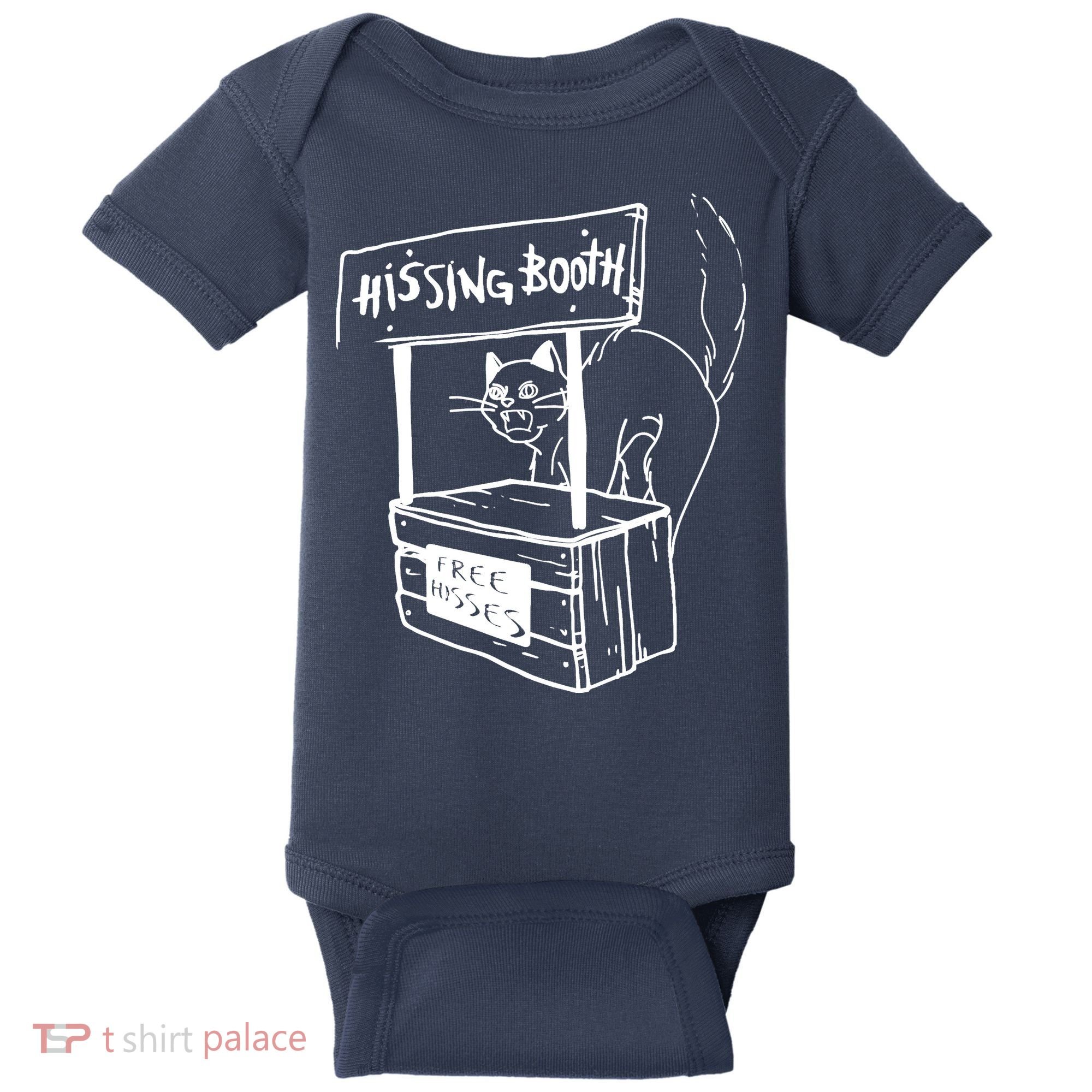 Funny Cat Hissing Booth Free Hisses Memes For Cat Lovers Baby Bodysuit