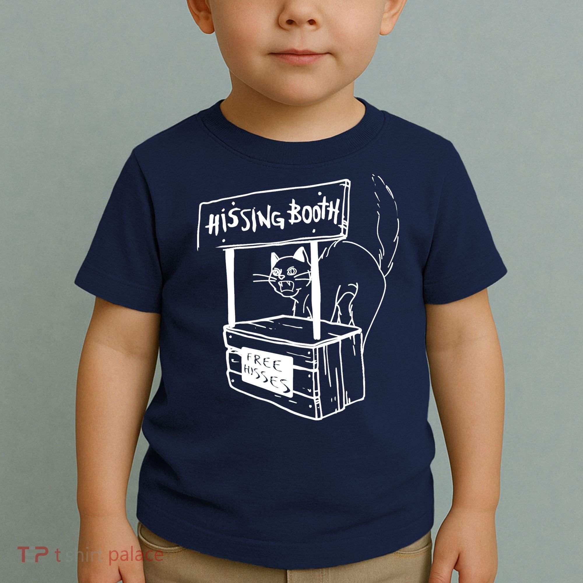 Funny Cat Hissing Booth Free Hisses Memes For Cat Lovers Toddler T-Shirt