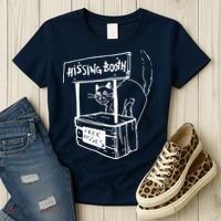 Funny Cat Hissing Booth Free Hisses Memes For Cat Lovers Women's T-Shirt thumb 3