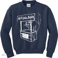 Funny Cat Hissing Booth Free Hisses Memes For Cat Lovers Kids Sweatshirt thumb 0