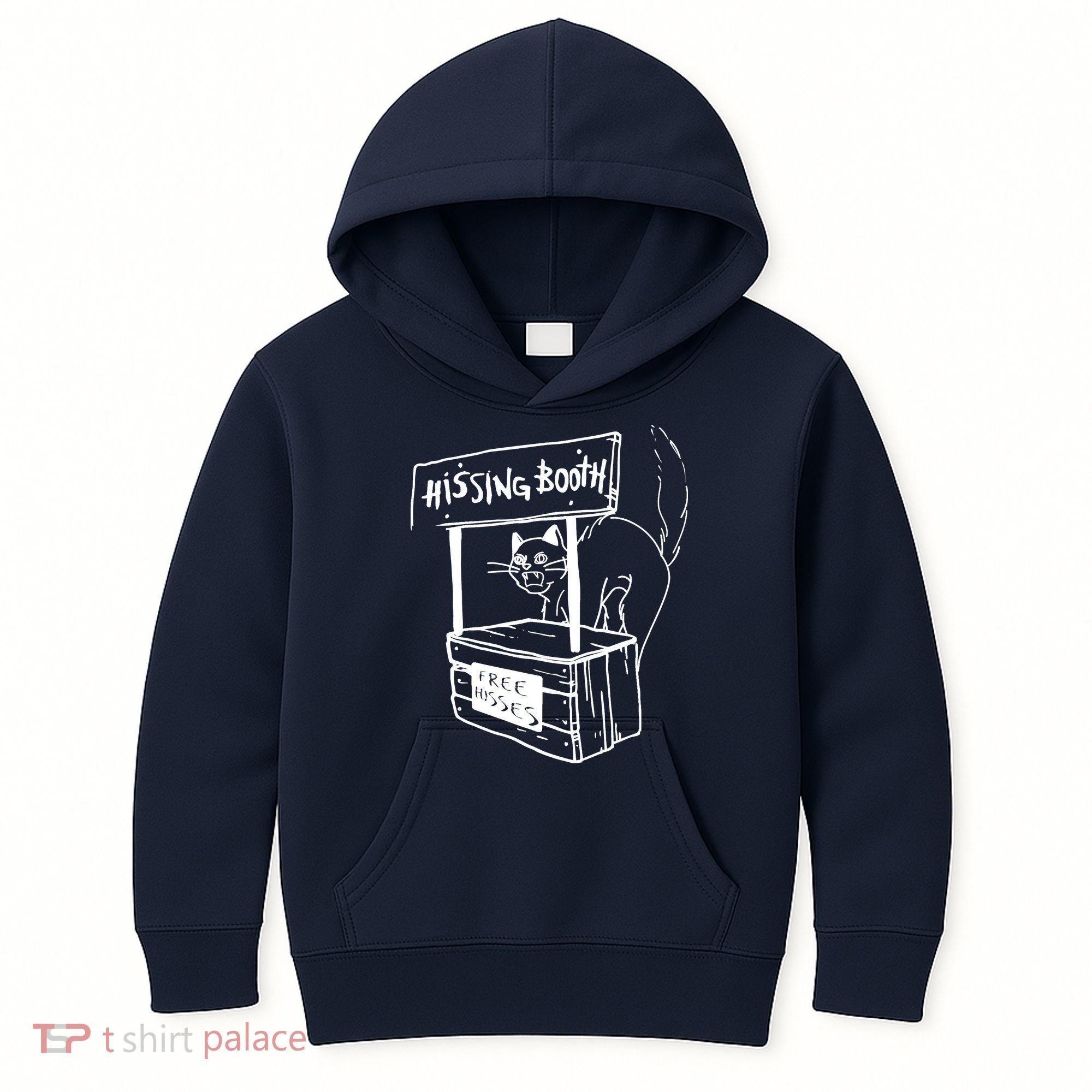 Funny Cat Hissing Booth Free Hisses Memes For Cat Lovers Kids Hoodie