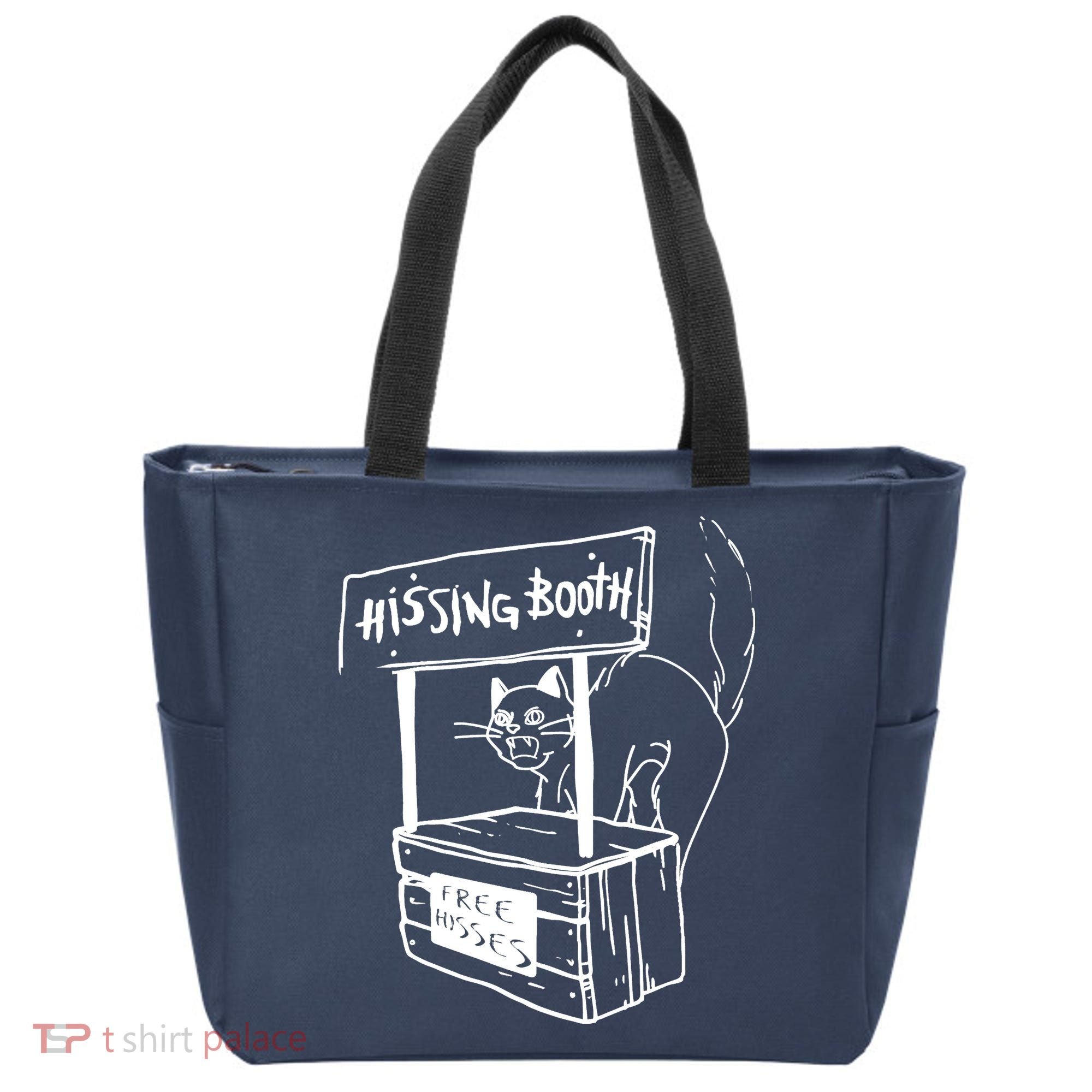 Funny Cat Hissing Booth Free Hisses Memes For Cat Lovers Tote Bag