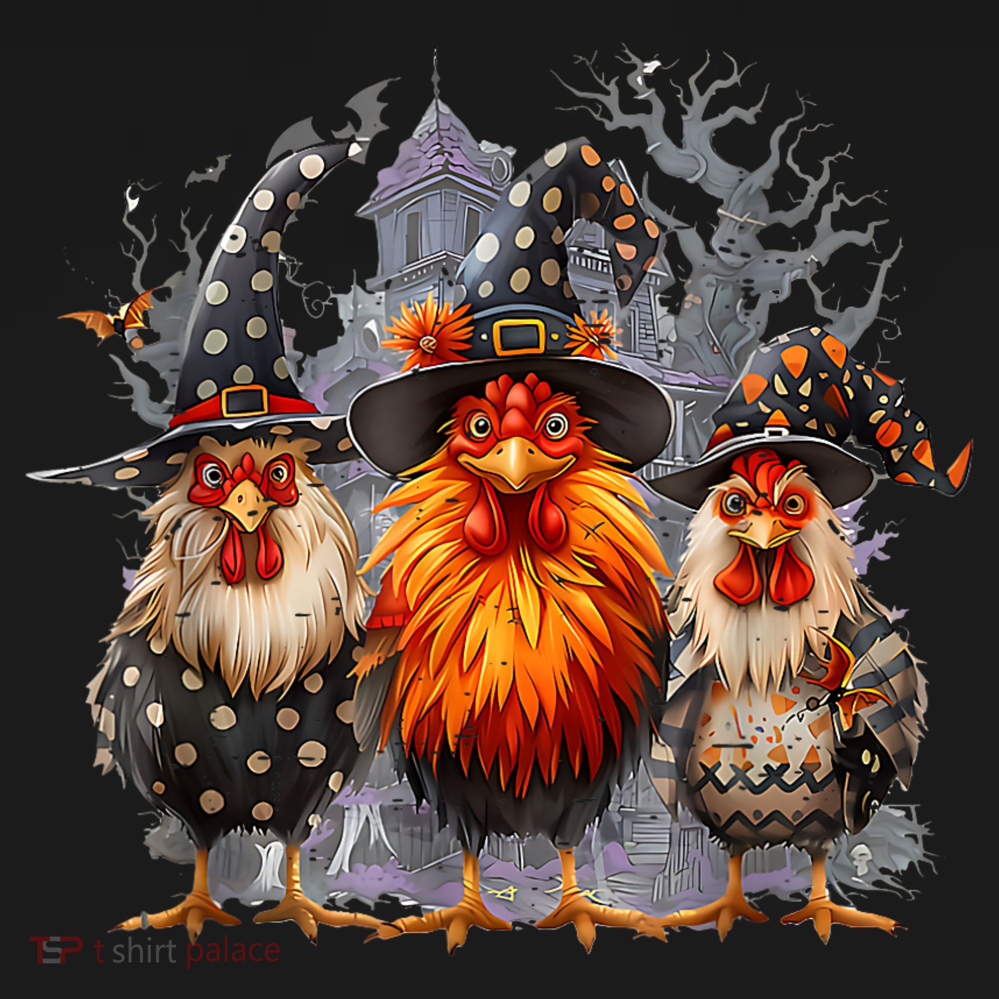 Funny Chicken Halloween Costume Spooky Season Chickens Witch Women's Hoodie