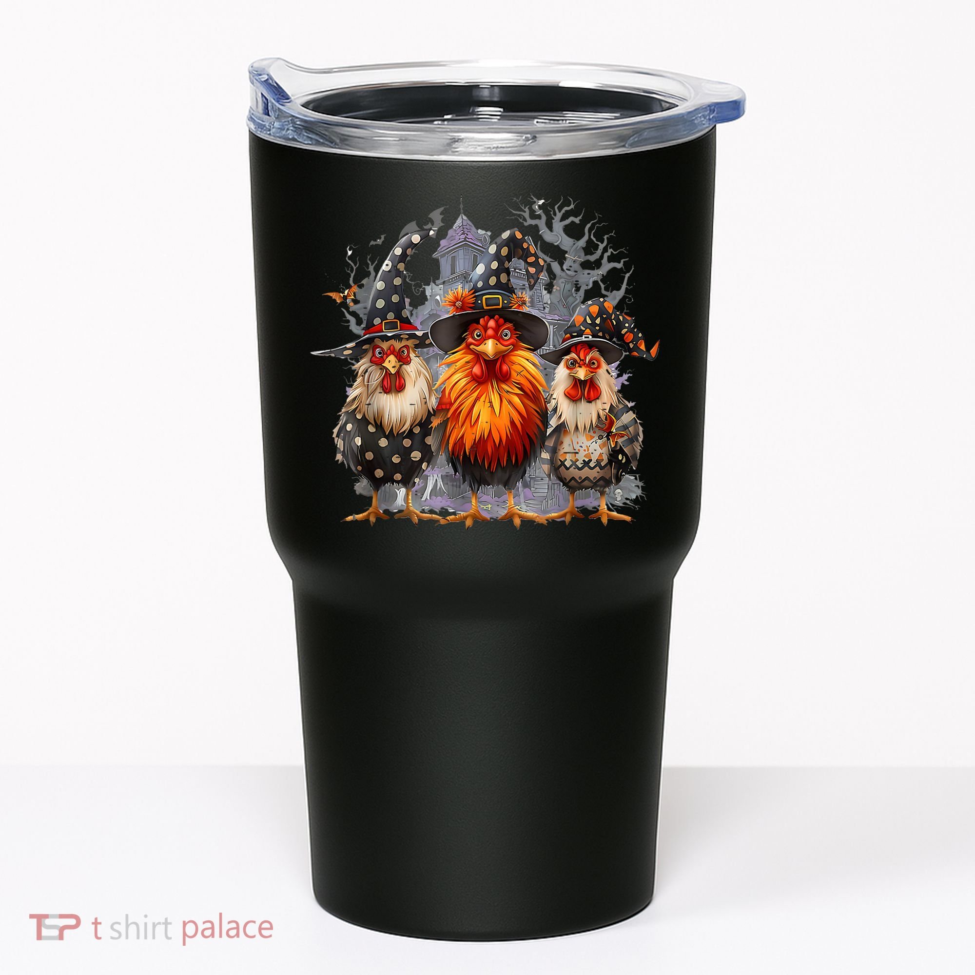 Funny Chicken Halloween Costume Spooky Season Chickens Witch Tumbler