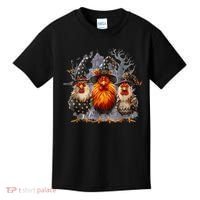 Funny Chicken Halloween Costume Spooky Season Chickens Witch Kids T-Shirt thumb 0