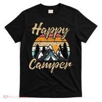 Funny Camping Hiking Lover Present Happy Camper Gift T-Shirt thumb 0