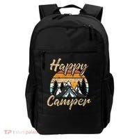 Funny Camping Hiking Lover Present Happy Camper Gift Backpack thumb 0