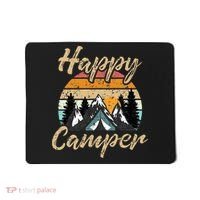 Funny Camping Hiking Lover Present Happy Camper Gift Mousepad thumb 0