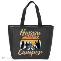 Funny Camping Hiking Lover Present Happy Camper Gift Tote Bag thumb 0